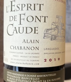 Alain Chabanon - L'Esprit de Font Caude 2019