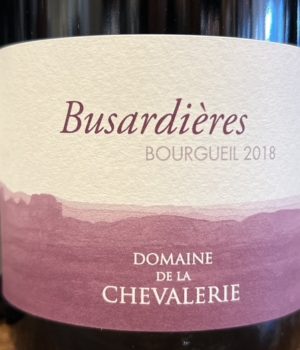 Domaine De La Chevalerie - Busardières 2018