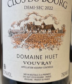 Domaine Huet - Clos du Bourg Demi Sec 2022