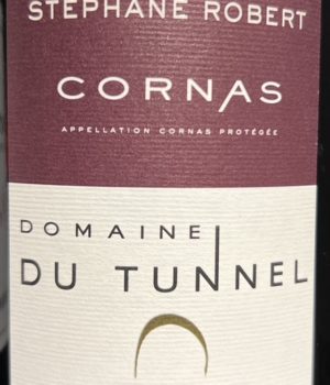 Domaine du Tunnel, Cornas, Stéphane Robert, Millésime 2017, Vin rouge, Rhône, Syrah
