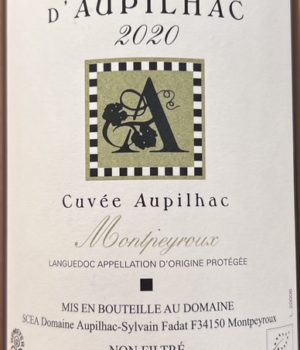 Domaine d’Aupilhac - Cuvée Aupilhac 2020