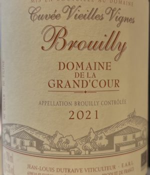 Domaine De La Grand'Cour - Cuvée Vieilles Vignes Brouilly 2021