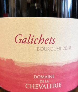 Domaine De La Chevalerie - Galichets 2018