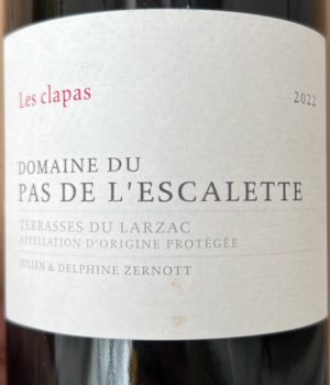 Domaine du Pas de l'Escalette - Les Clapas 2022