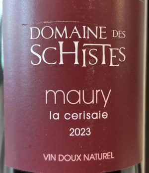 Domaine des Schistes - Maury - La Cerisaie Vin doux naturel 2023