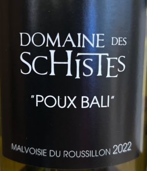 Domaine des Schistes - Poux Bali 2022