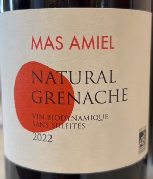 Mas Amiel Natural Grenache 2022