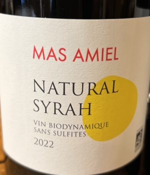 Mas Amiel Natural Syrah 2022