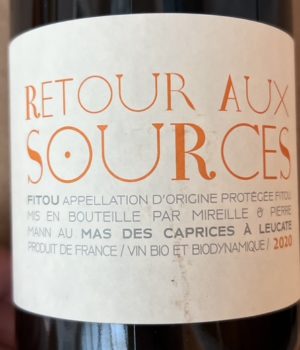 Mas des Caprices - Retour Aux Sources 2020