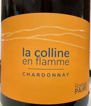 La Colline en Flamme Romain Paire, Domaine des Pothiers, Chardonnay