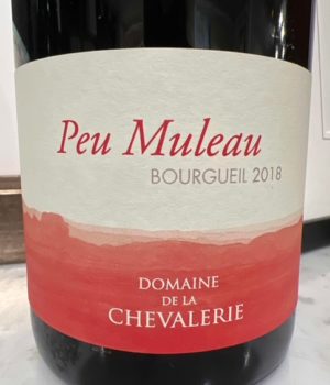Peu Muleau 2018, Domaine de la Chevalerie, Bourgueil